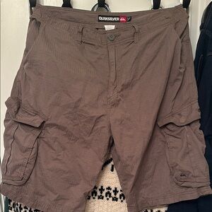 Quiksilver Brown Cargo Shorts